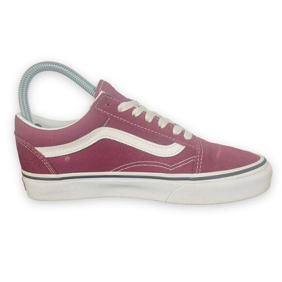 Vans Old Skool Suede / Canvas Burgundy / White Women's 6.5 - Picture 7 of 13